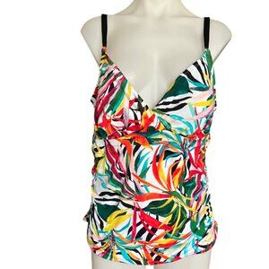 APT. 9 size 1X 2X 3X swim Tankini top Women's Plus Tropical Floral